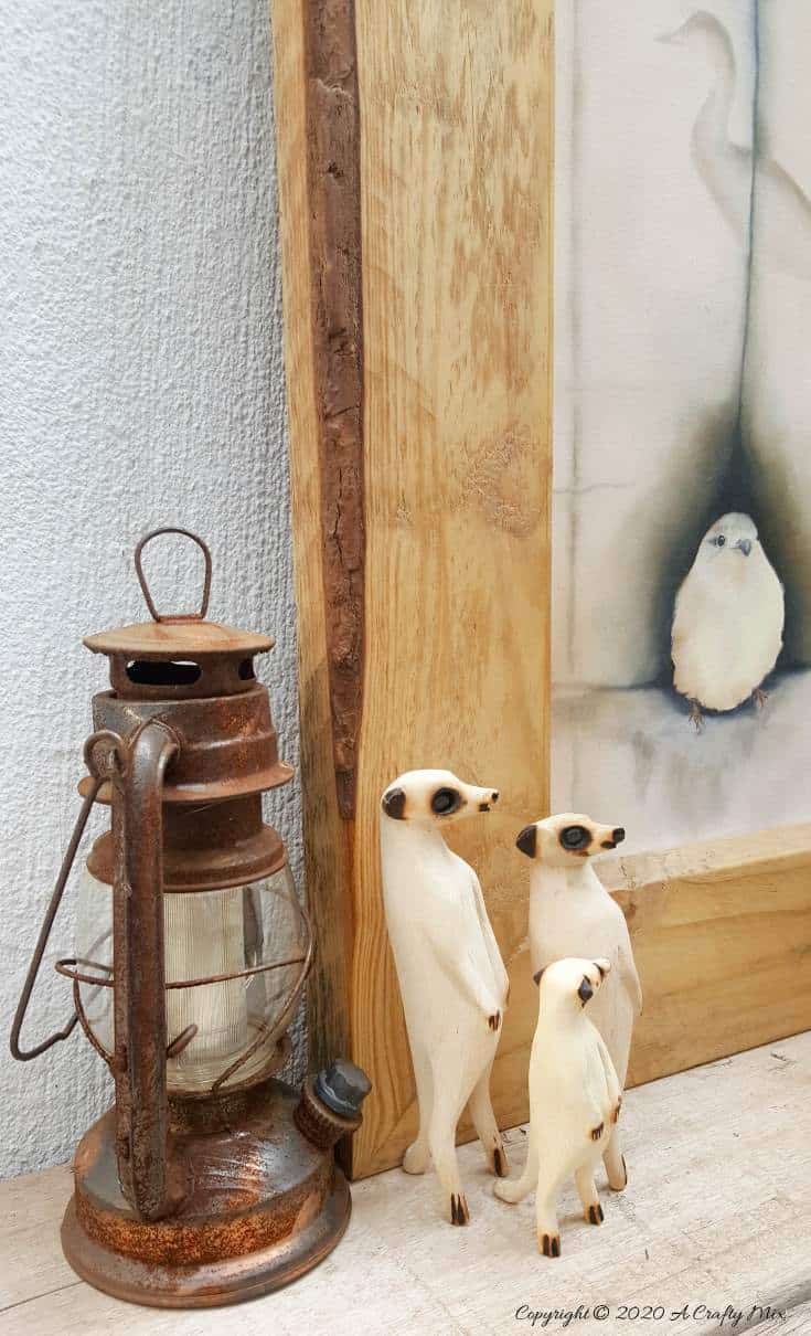 This eco-friendly branch mug planter is quick and easy to make and will add a touch of rustic elegance to your home decor. They make great gifts too #planterideas #acraftymix #ecofriendly #giftideas #branchrepurpose