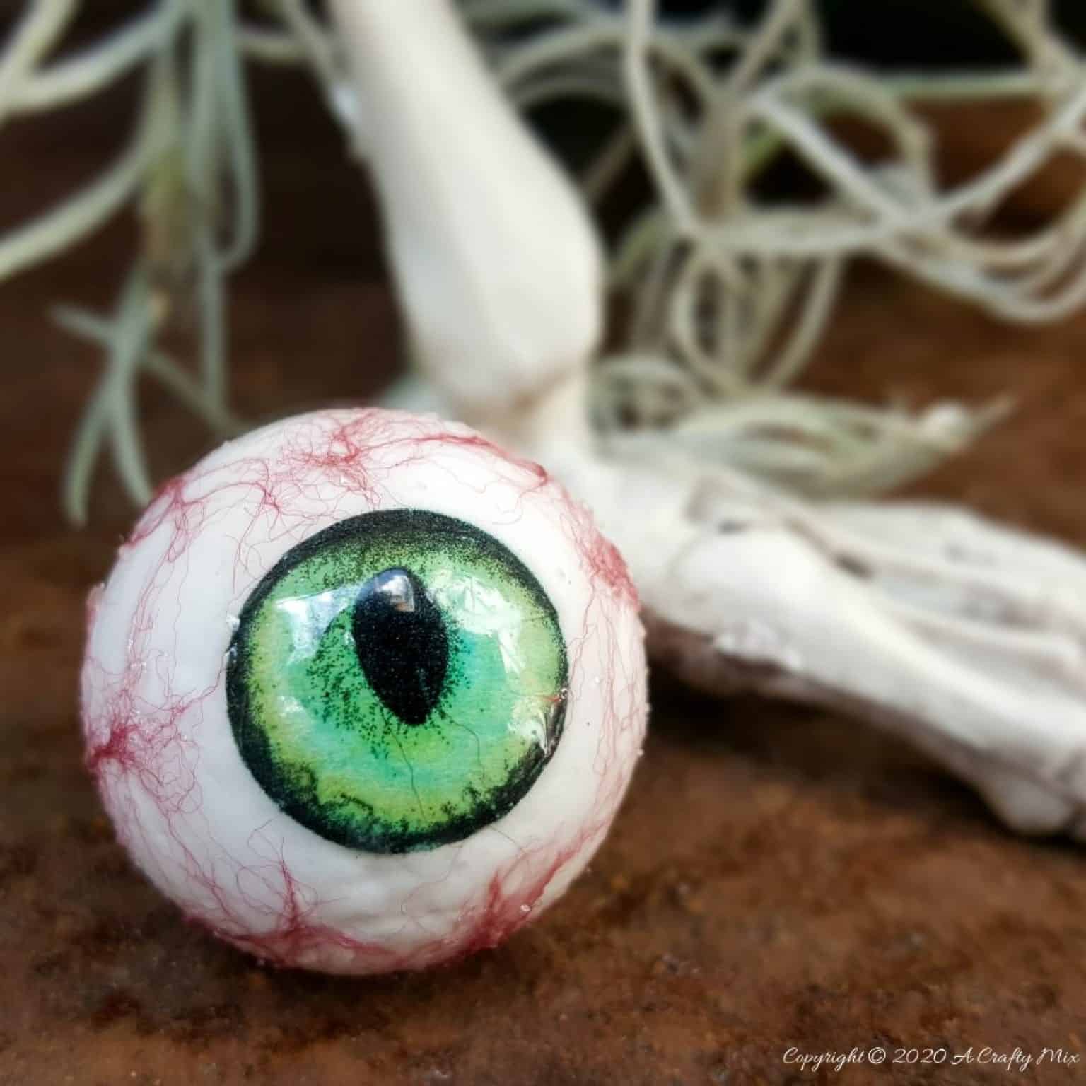 DIY Easy Realistic Eyeballs for Halloween A Crafty Mix