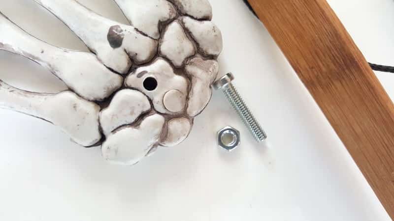 Check to see if the bolt fits through the hole