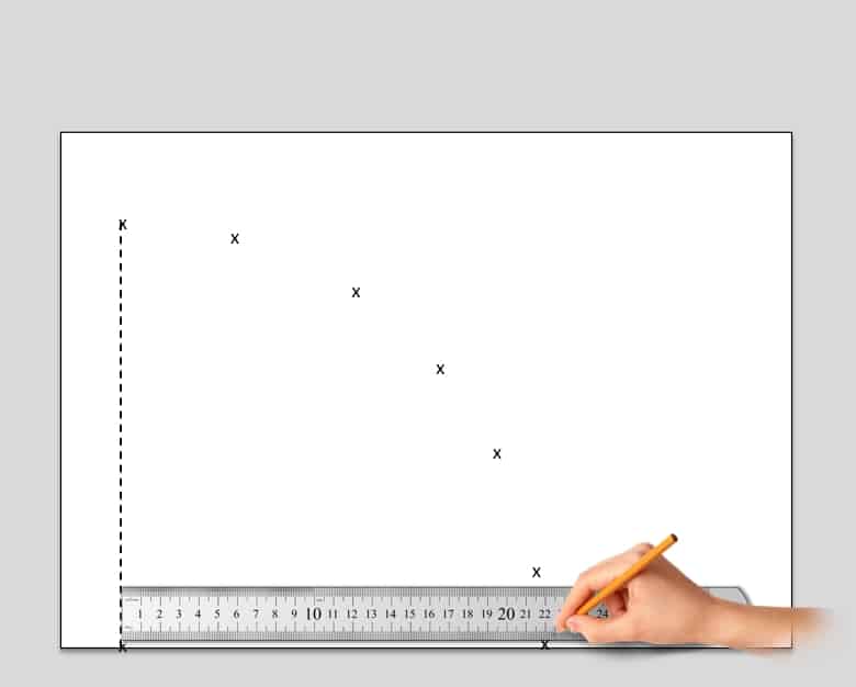 How to make a paper cone using a ruler