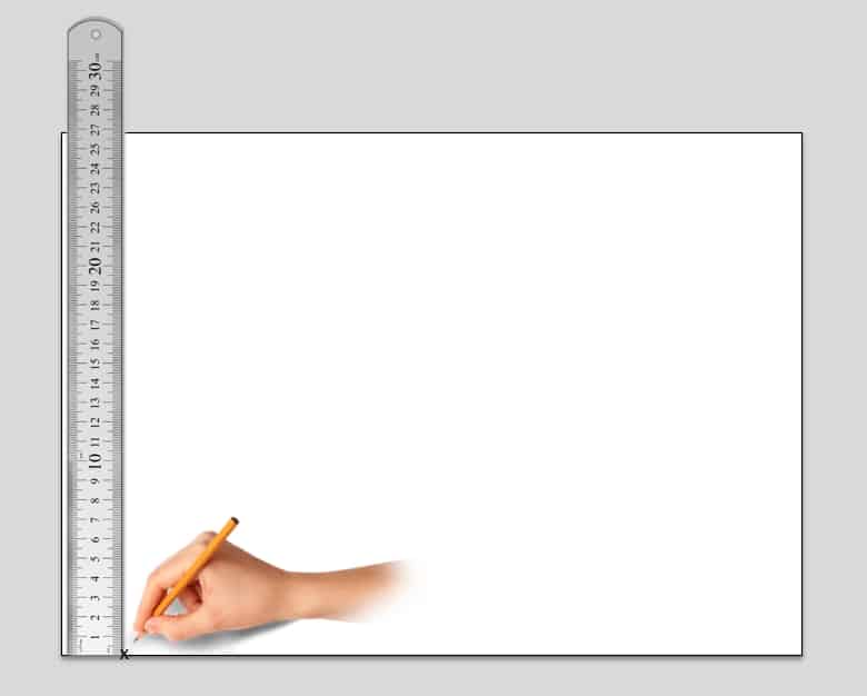 How to make a paper cone using a ruler