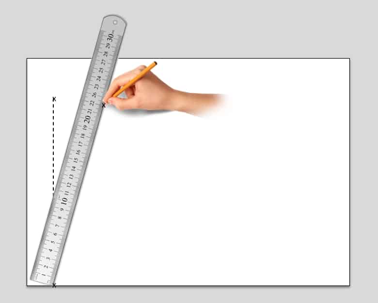 How to make a paper cone using a ruler