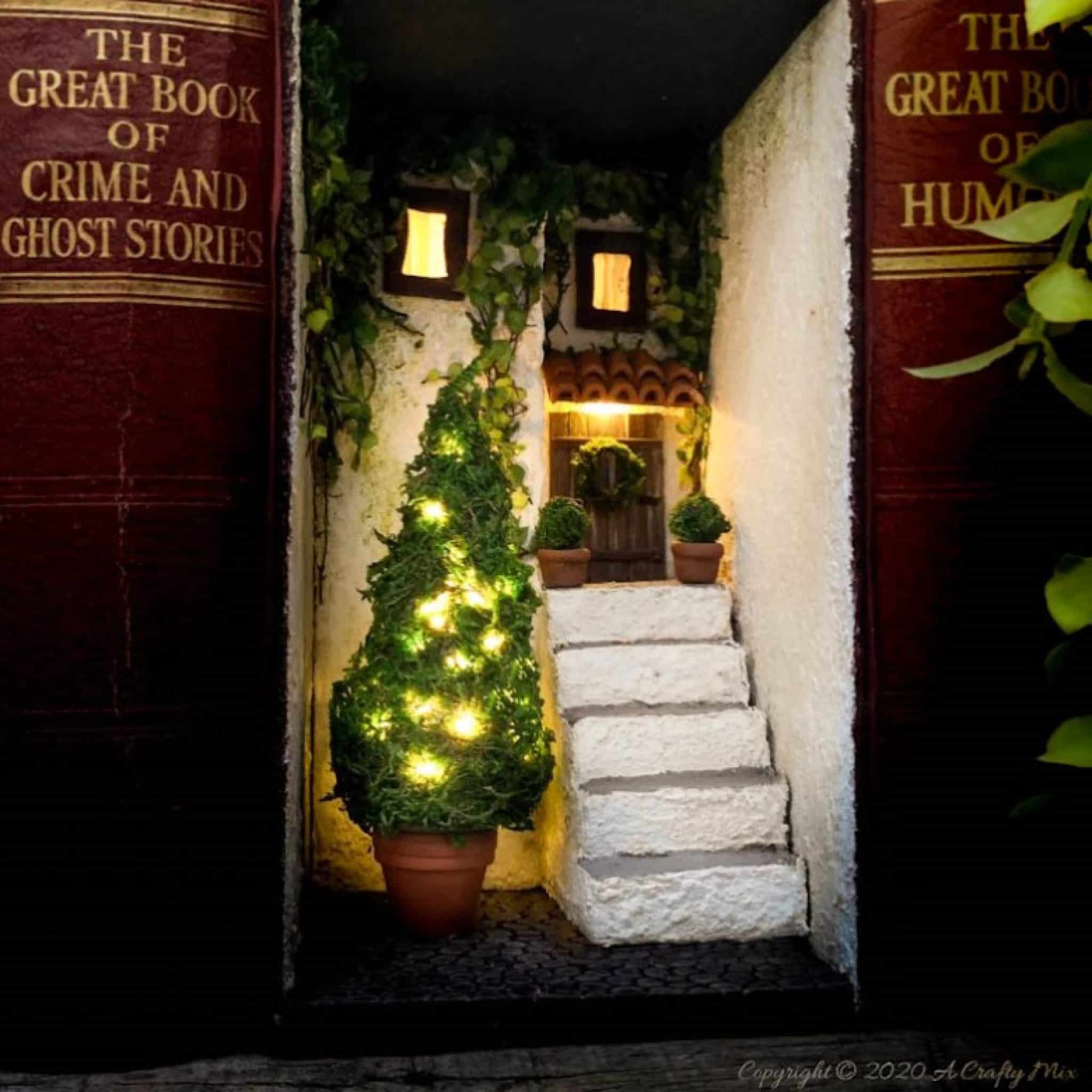Christmas in a Book Nook A Beginner’s Guide A Crafty Mix