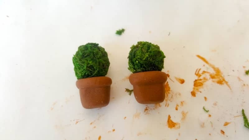 Make some topiaries to go in front of the door