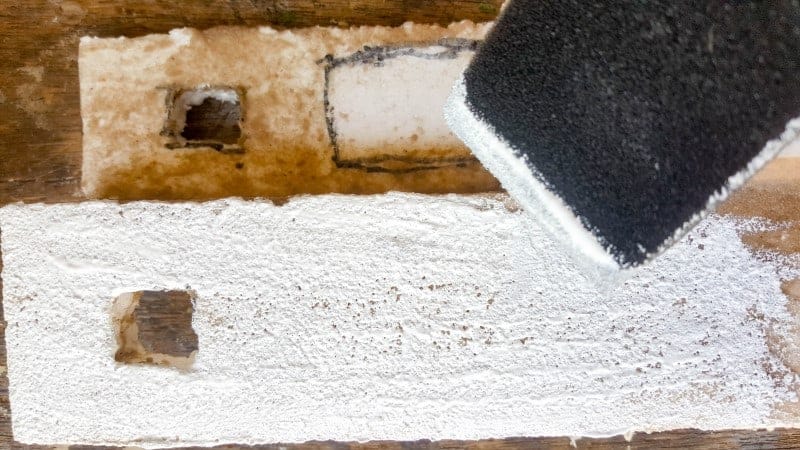 Paint the walls white and distress if appropriate
