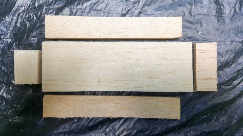 The basic box frame that will form the body of the fairy grandfather clock