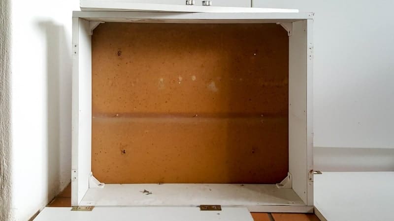 Remove the doors before painting