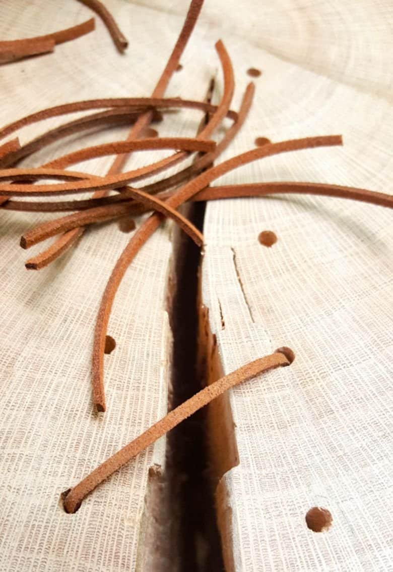 Measure and cut the twine