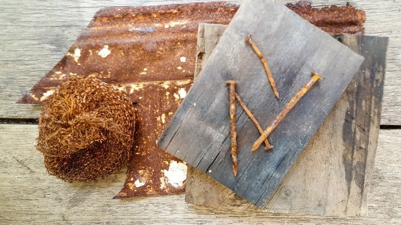 To make the junk birds you need a collection of metal scrap and thick softwood