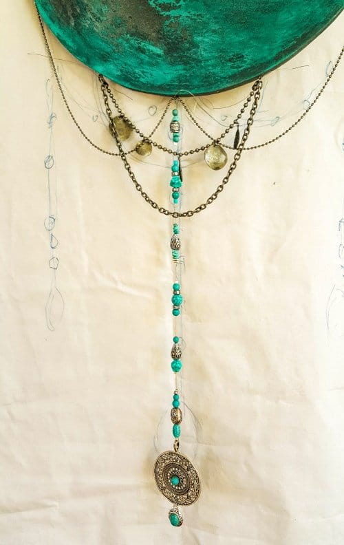 Play around with the bead layout and adjust as you go