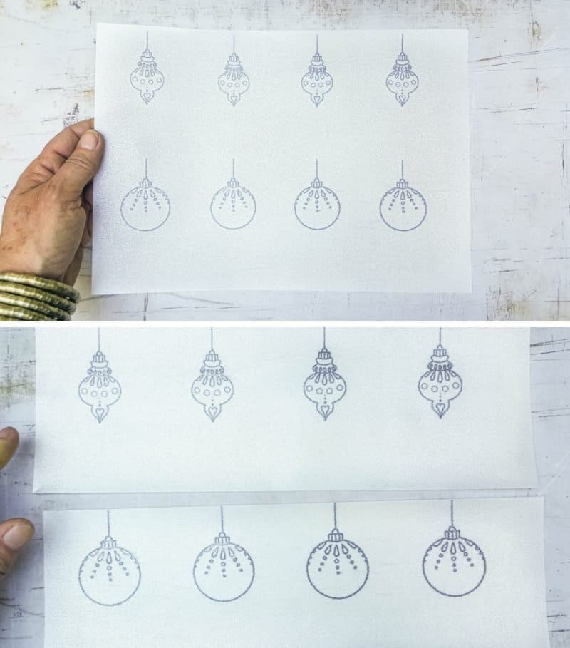 One piece of paper makes two box lights