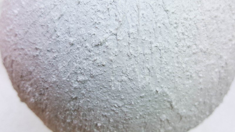 Leave the texture paste to dry completely