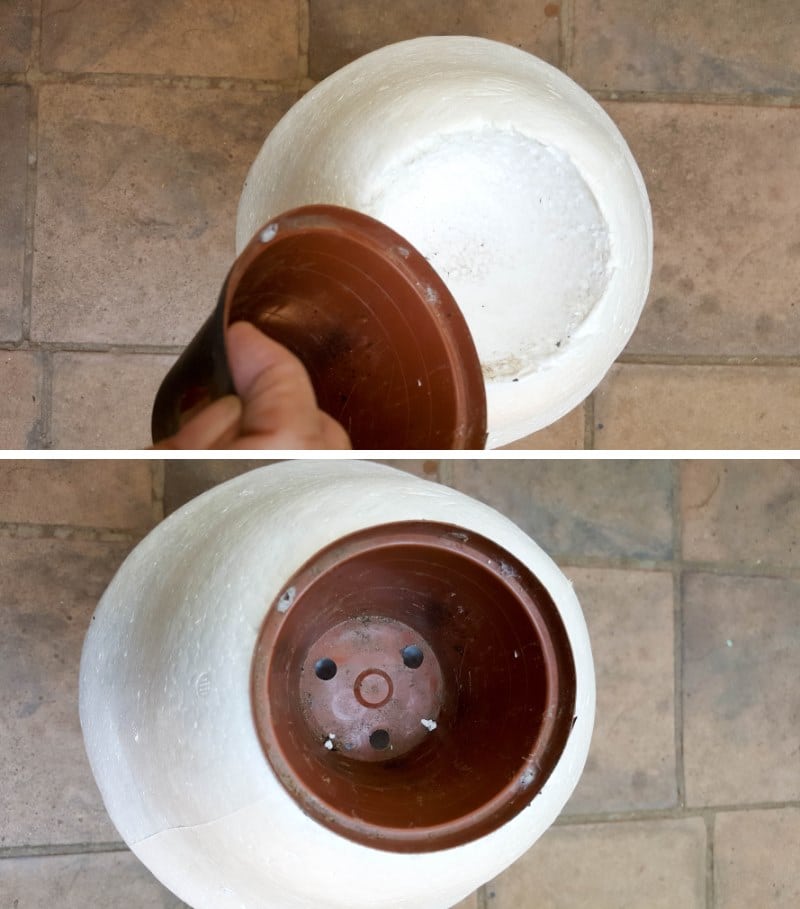 Test to see if a small planter fits