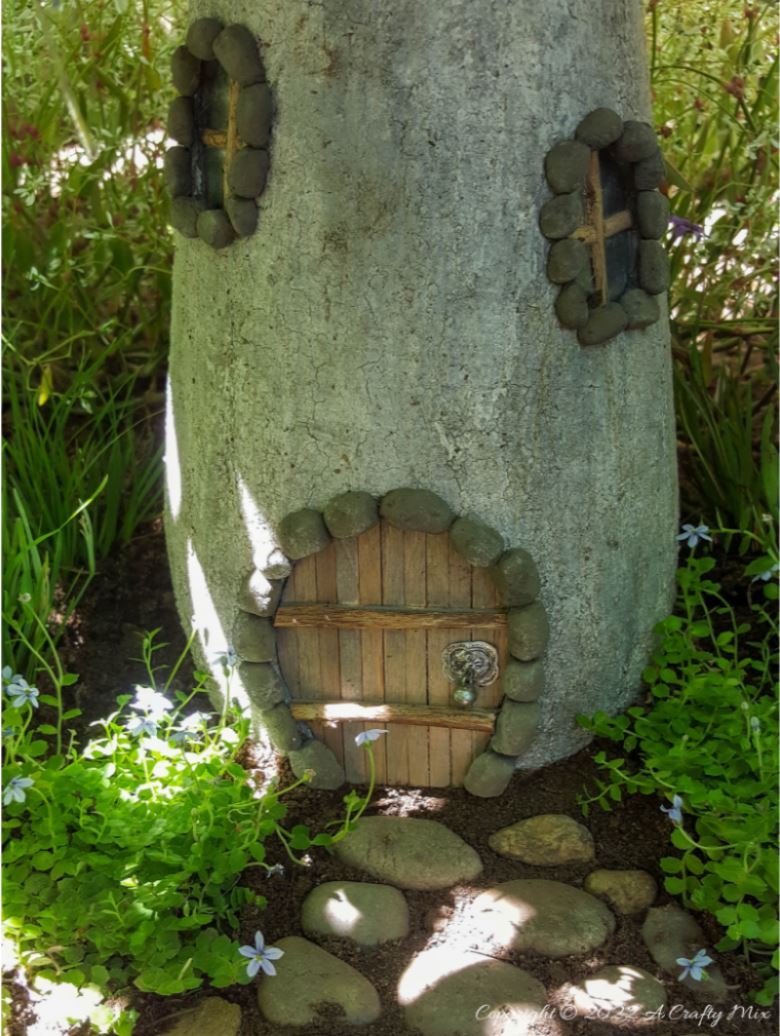 We all need a little fun and magic in the garden, which is why we made this &ldquo;Not Mushroom&rdquo; fairy house planter. And while the mushroom looks like it was cast in concrete, it actually uses a large polystyrene form as a base. Come see how we made this one. #Gardendecor #Acraftymix #fairygarden