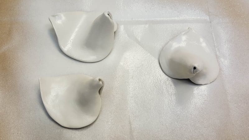 Once the clay dries, paint and/or seal the air dry clay