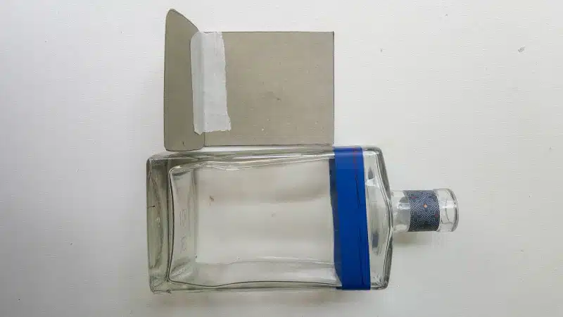 Make a template of the bottle