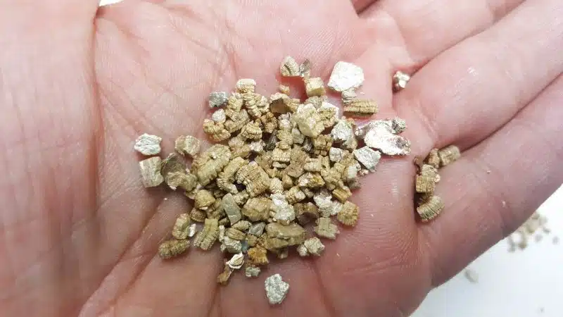 Vermiculite makes great miniature dried leaves for fairy gardens