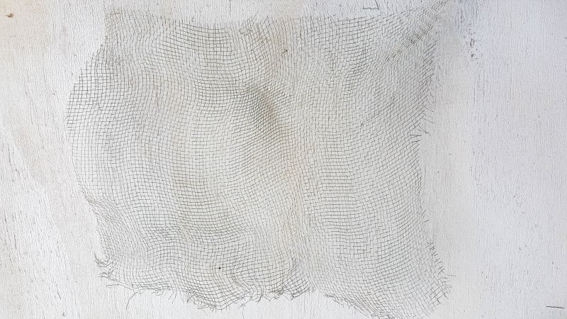 For the mesh petals, cut the wire mesh into a rectangular shape