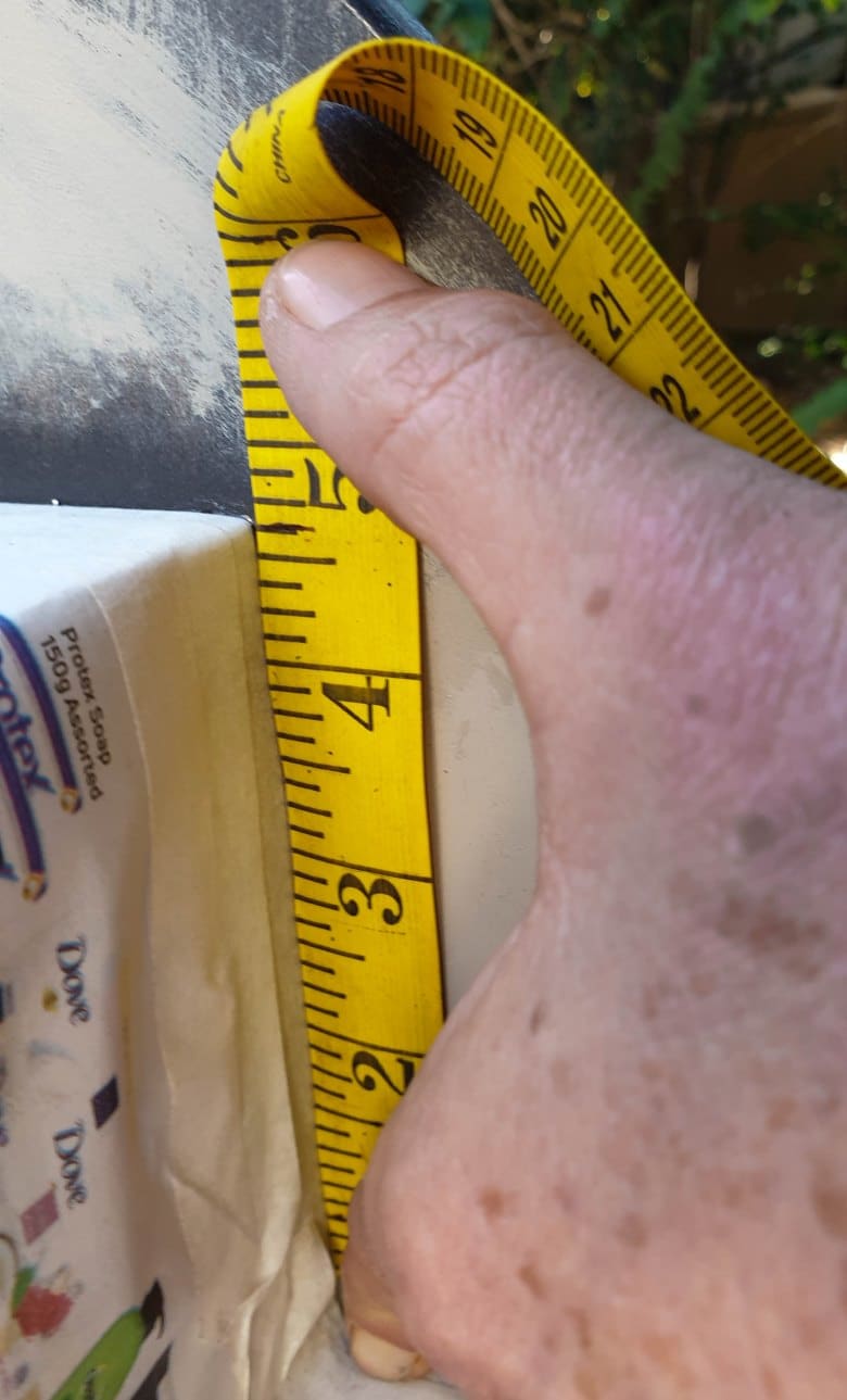 Measure the risers and treads to create a template