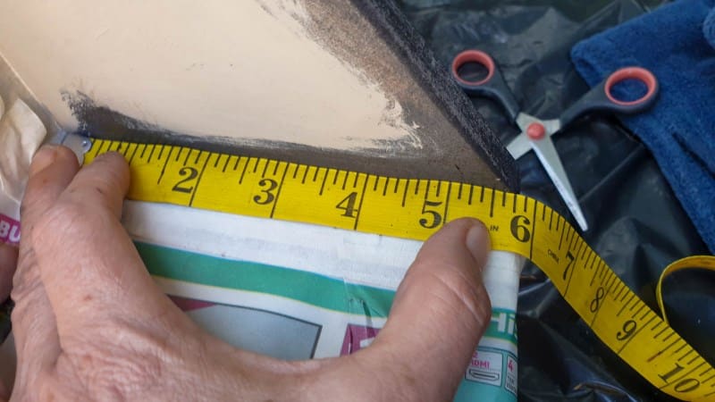 Measure the risers and treads to create a template