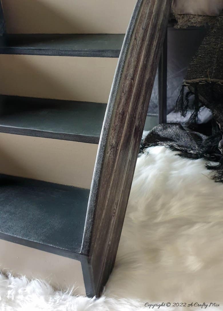 Wooden doggie stairs are perfect for helping fur babies get onto the couch or bed for cuddles. Whether you make your own or buy them online, this tutorial will show you how to transform them quickly and easily into something that both stylish and functional. #ACraftyMix
