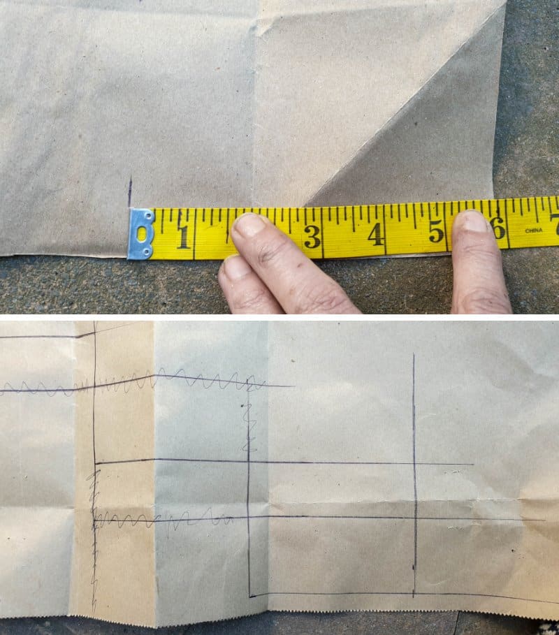 Measure the risers and treads to create a template