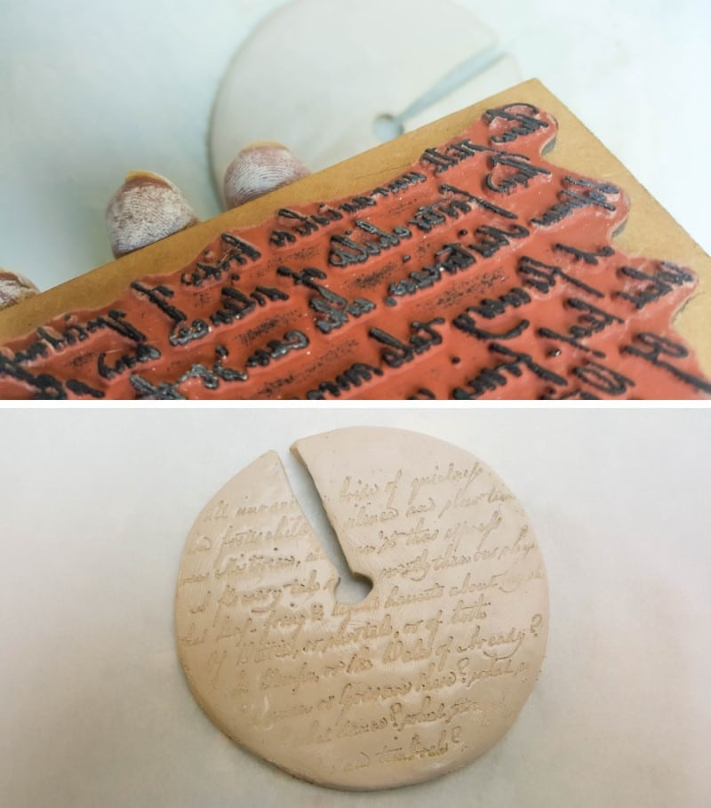 Customize the discs by stamping or painting them to suit your style