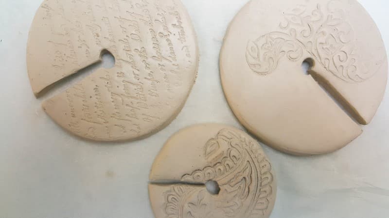 Customize the discs by stamping or painting them to suit your style