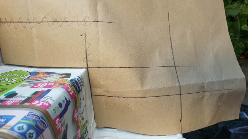 Create a cutting template for the stringers