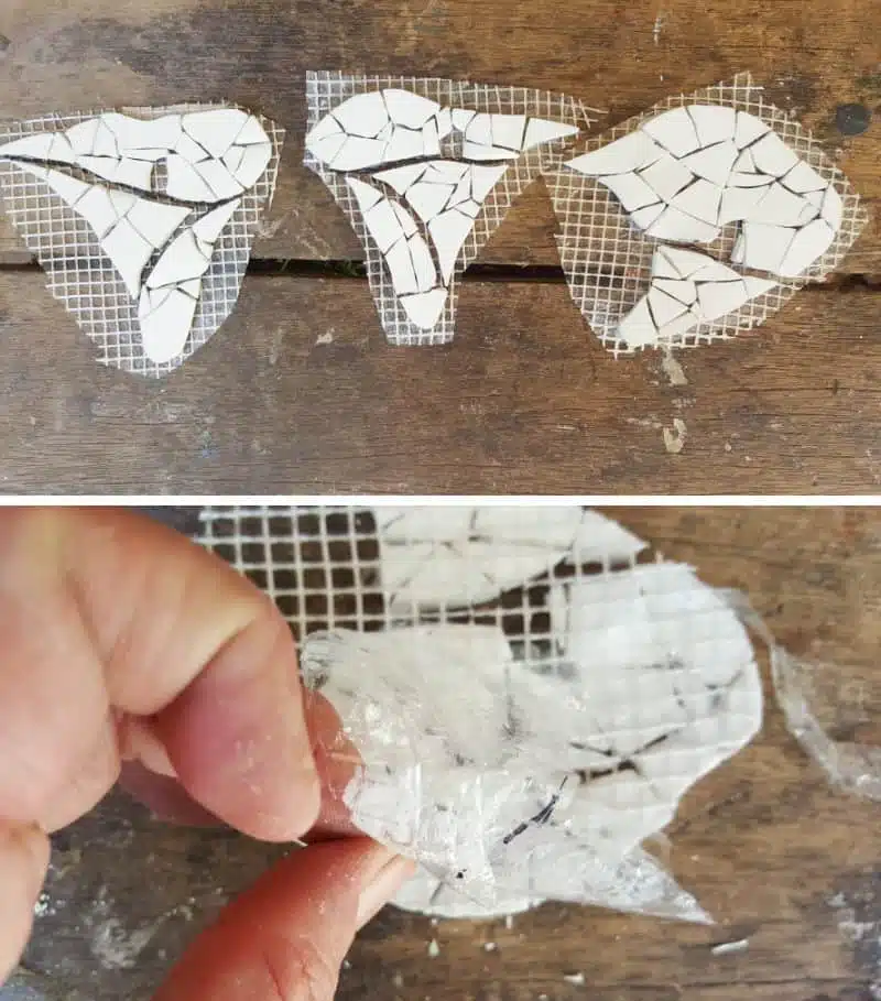 Trim the mesh and remove any cling warp that may be stuck.