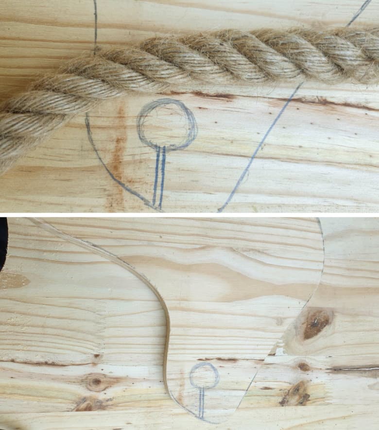 Use a jig saw to cut out the unicorn head