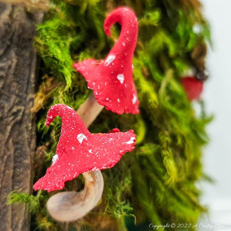 Welcome the fae folk to your festive celebrations with a Cone Fairy Christmas Tree with lights. The step-by-step tutorial will show you how to make one. #ACraftyMix
