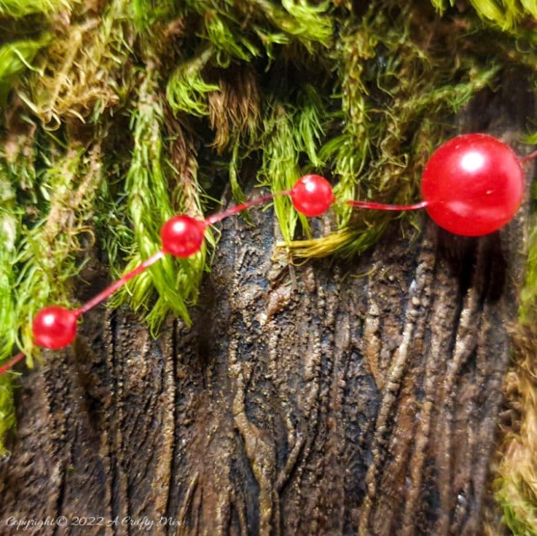 Welcome the fae folk to your festive celebrations with a Cone Fairy Christmas Tree with lights. The step-by-step tutorial will show you how to make one. #ACraftyMix