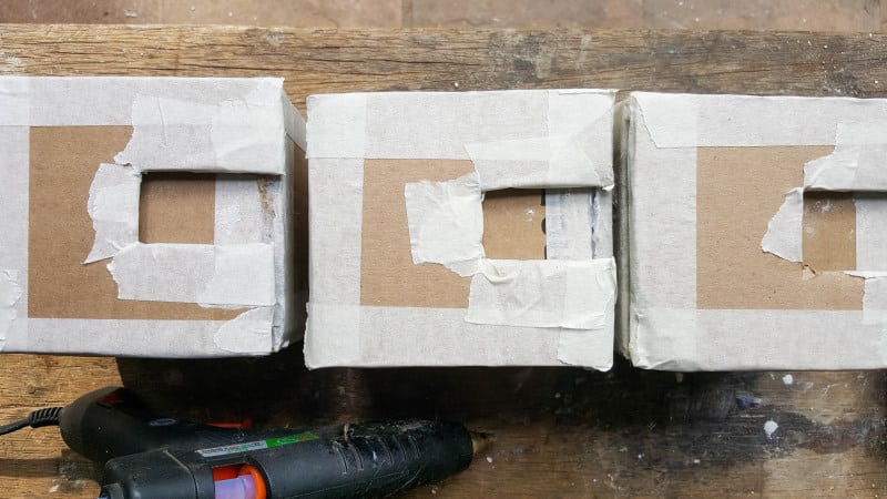 Add the back piece that will house the battery pack