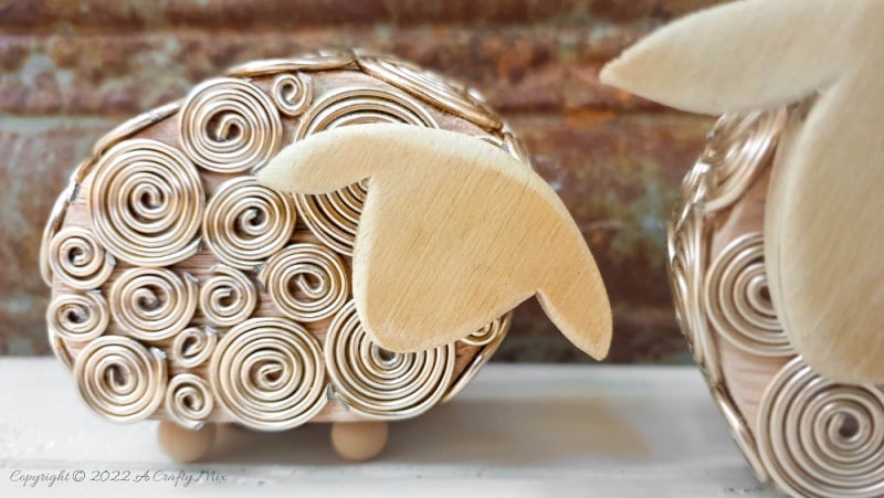 Tell someone &ldquo;I love ewe&rdquo; with these whimsical wire sheep. Made from scrap wood, they make great gifts and add a playful touch to any d&eacute;cor space. This tutorial has lots of photos and easy-to-follow instructions and includes a video that will show you how to make wire spirals