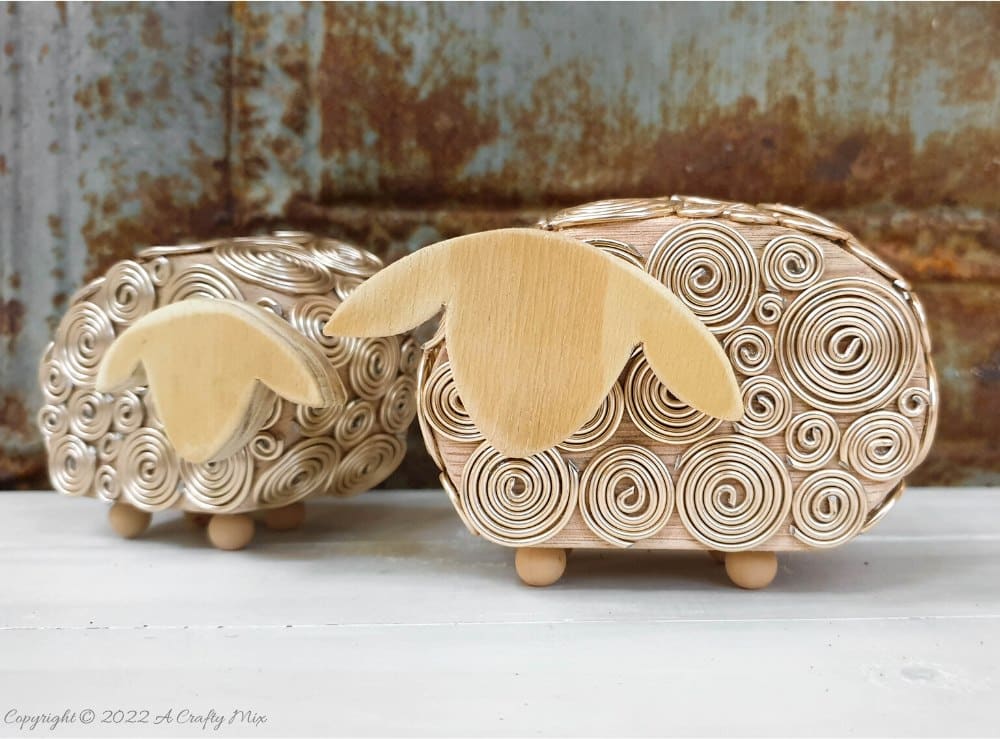 Tell someone &ldquo;I love ewe&rdquo; with these whimsical wire sheep. Made from scrap wood, they make great gifts and add a playful touch to any d&eacute;cor space. This tutorial has lots of photos and easy-to-follow instructions and includes a video that will show you how to make wire spirals.