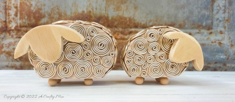 Tell someone &ldquo;I love ewe&rdquo; with these whimsical wire sheep. Made from scrap wood, they make great gifts and add a playful touch to any d&eacute;cor space. This tutorial has lots of photos and easy-to-follow instructions and includes a video that will show you how to make wire spirals.