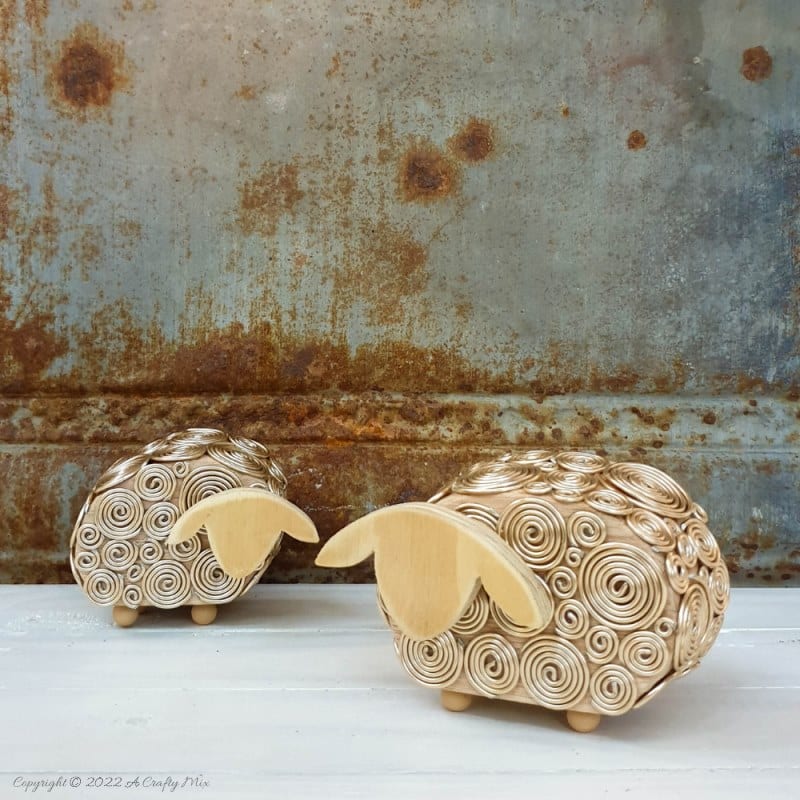 Tell someone &ldquo;I love ewe&rdquo; with these whimsical wire sheep. Made from scrap wood, they make great gifts and add a playful touch to any d&eacute;cor space. This tutorial has lots of photos and easy-to-follow instructions and includes a video that will show you how to make wire spirals.