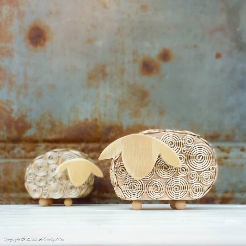Tell someone &ldquo;I love ewe&rdquo; with these whimsical wire sheep. Made from scrap wood, they make great gifts and add a playful touch to any d&eacute;cor space. This tutorial has lots of photos and easy-to-follow instructions and includes a video that will show you how to make wire spirals