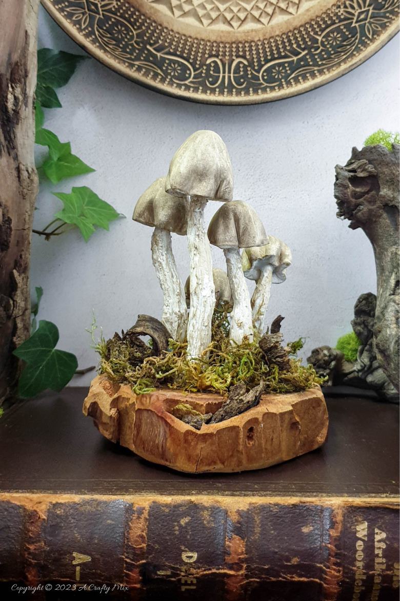 From whimsical toadstools to realistic-looking fungi, mushroom crafts are a fun and creative activity that can be enjoyed by all age groups. Join us on the blog was we show you how to make these magical light-up clay mushrooms to add a little charm to your home d&eacute;cor. Step-by-step tutorial @ #ACraftyMix