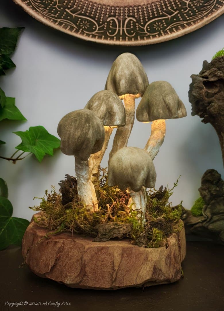 From whimsical toadstools to realistic-looking fungi, mushroom crafts are a fun and creative activity that can be enjoyed by all age groups. Join us on the blog was we show you how to make these enchanting clay mushrooms that light-up to add a little charm to your home décor. Step-by-step tutorial @ #ACraftyMix