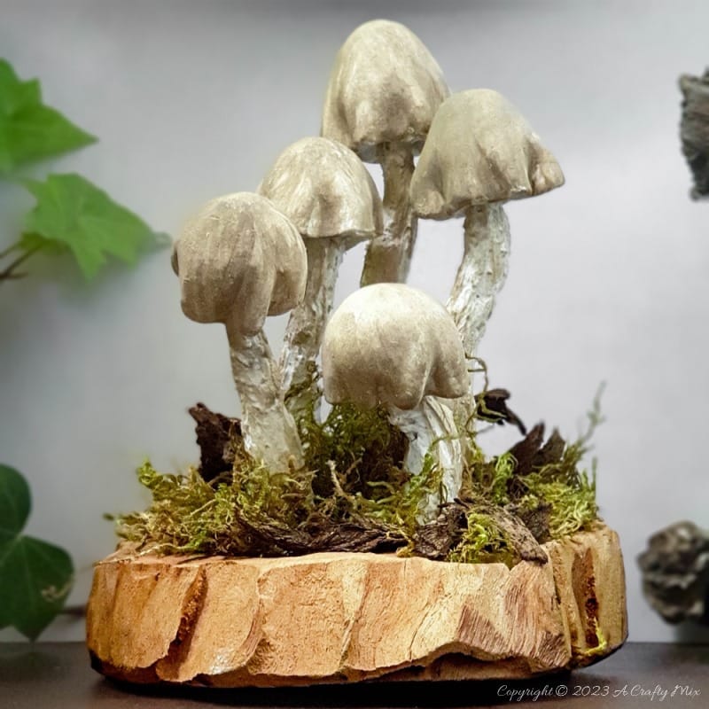 From whimsical toadstools to realistic-looking fungi, mushroom crafts are a fun and creative activity that can be enjoyed by all age groups. Join us on the blog was we show you how to make these magical clay mushrooms that light-up to add a little charm to your home d&eacute;cor. Step-by-step tutorial @ #ACraftyMix