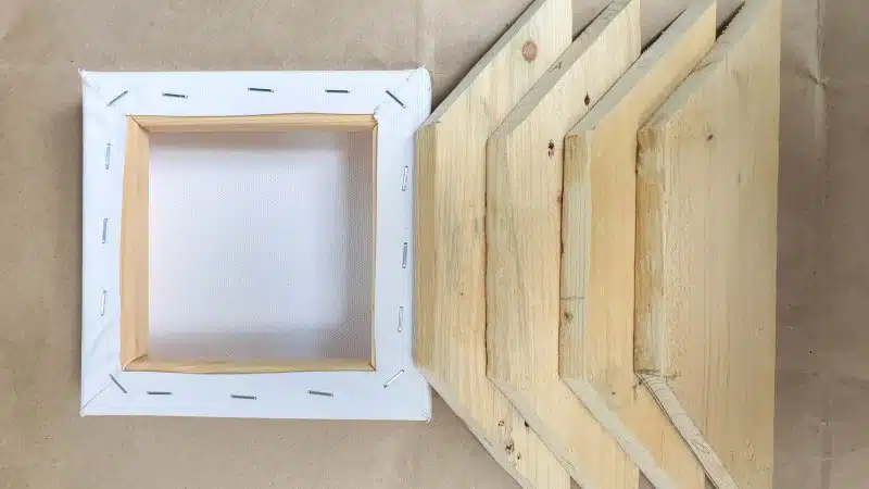 Make a frame out of old pallets
