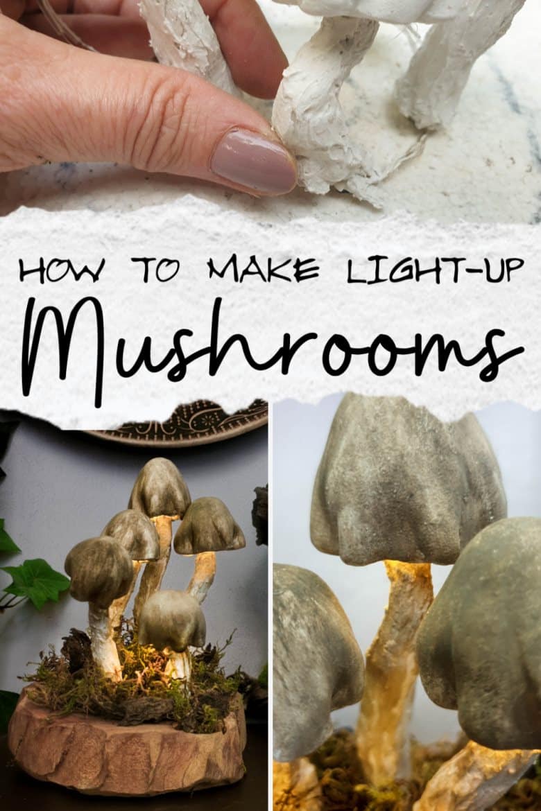 From whimsical toadstools to realistic-looking fungi, mushroom crafts are a fun and creative activity that can be enjoyed by all age groups. Join us on the blog was we show you how to make these magical clay mushrooms that light-up to add a little charm to your home d&eacute;cor. Step-by-step tutorial @ #ACraftyMix