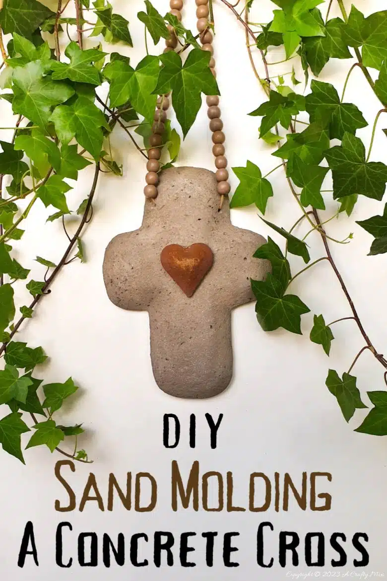 Are you looking for something special to add to your garden, yard, or patio? Look no further than this easy-peasy rustic concrete cross. I’ll show you how to make your own using an inexpensive sand mold. It’s a fun craft idea and a great beginner project if want to start playing around with concrete. Get the full tutorial @ACraftyMix