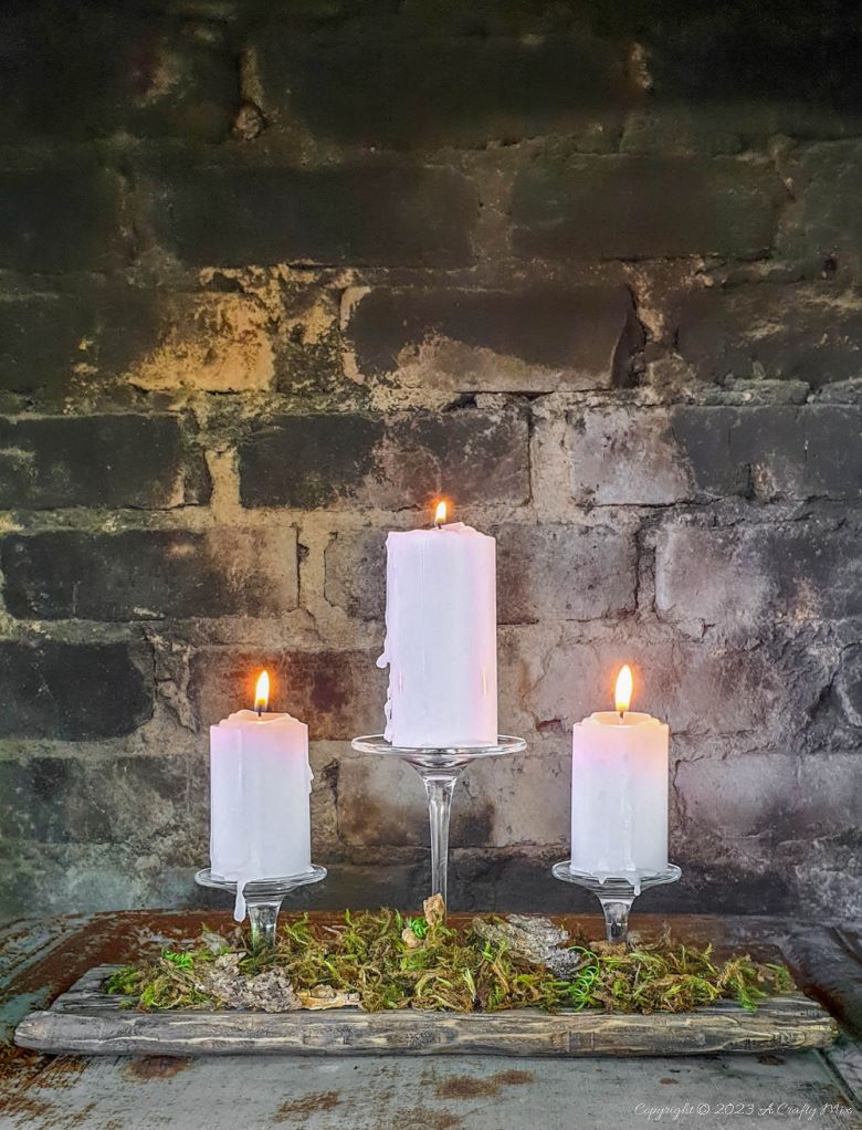 This easy to make broken wine glass stem candle holder is perfect for anyone who loves upcycling and wants to add a touch of dreamy magic to their living space. Get the step-by-step tutorial @ACraftyMix