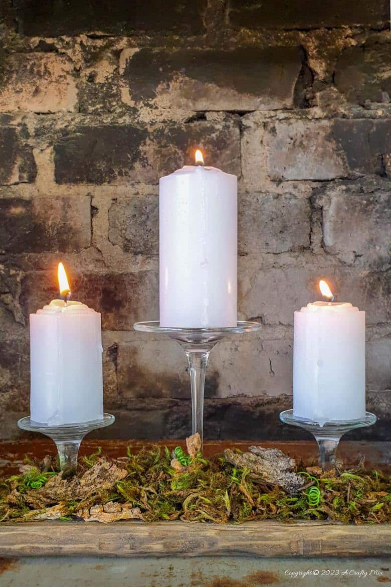 This easy to make broken wine glass stem candle holder is perfect for anyone who loves upcycling and wants to add a touch of dreamy magic to their living space. Get the step-by-step tutorial @ACraftyMix