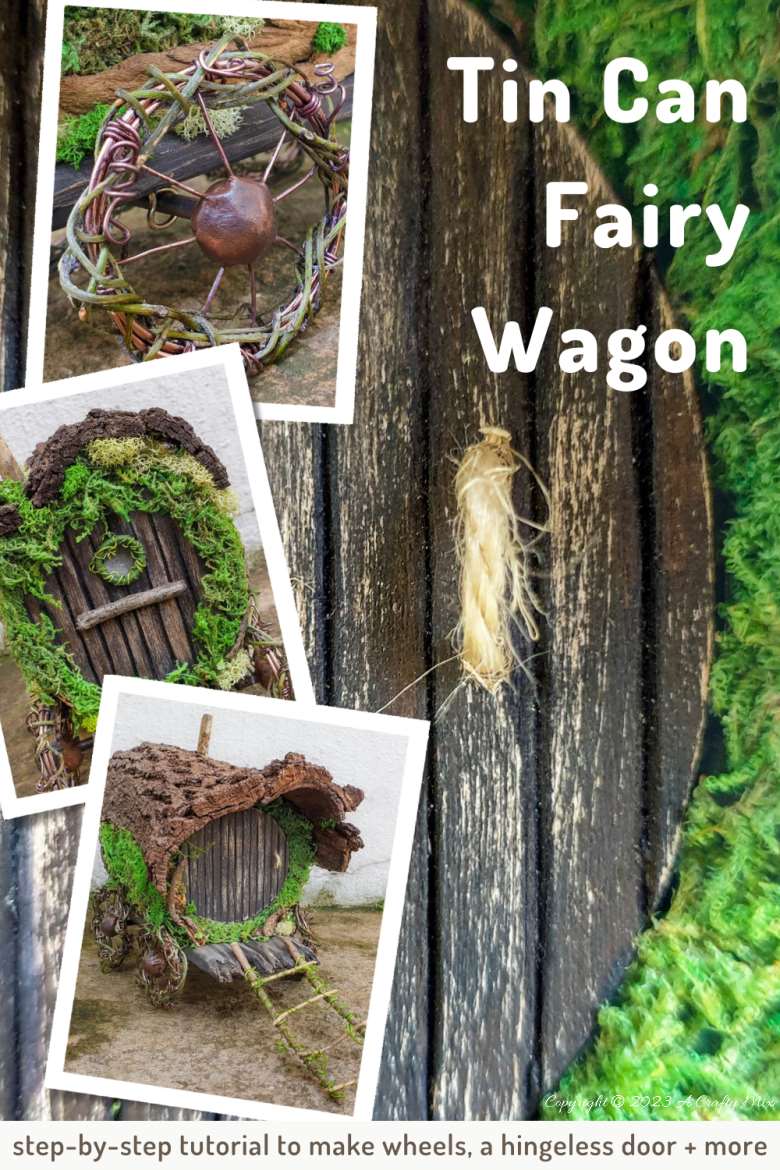 Check out this amazing repurposed tin can fairy Gypsy wagon tutorial! This whimsical creation will add a touch of magic to any garden or outdoor space, and it&rsquo;s perfect for any fairy or Gypsy looking for an adventure. Plus, it's a great way to reduce waste and give new life to throw-away stuff. What do you think of this creative and eco-friendly DIY project? Would you live in a tiny home like this? Get the full tutorial at A Crafty Mix