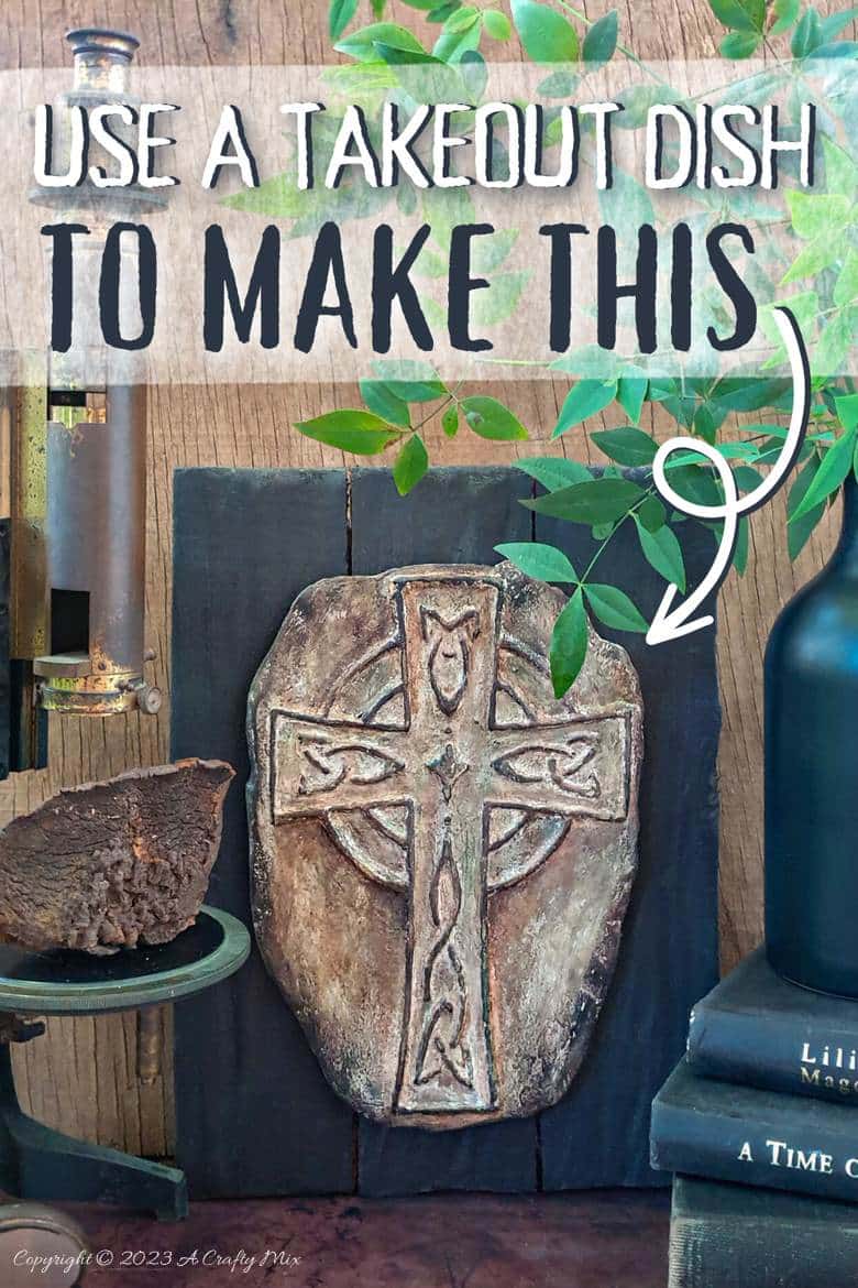 Get ready to be amazed by this experimental craft idea using a repurposed takeaway dish to make a polystyrene casting mold.. This unique technique involves two things that normally don&rsquo;t play well together, and the result is a beautiful work of art that's full of texture and detail. Who knew this everyday material could be transformed into art? Full tutorial #ACraftyMix