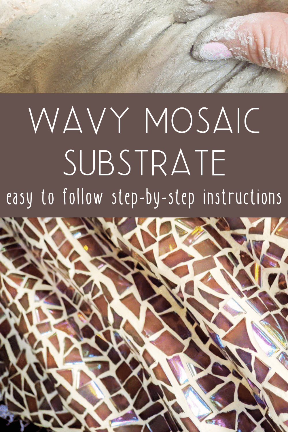 Creating your own mosaic substrate with folds and waves is both fun and rewarding. Not only does it add texture and depth to your artwork, but it also makes the final piece more dynamic and interesting. This step-by-step tutorial is filled with tips and tricks and will show you how to make your own using inexpensive materials that you can find anywhere. #ACraftyMix